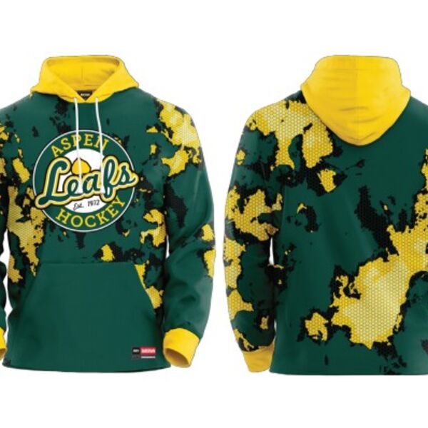 Aspen Leaf’s Junior Hockey Sublimated Hoodie - Youth  Thumbnail