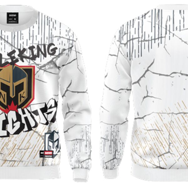Noble King Knights Sublimated Graffiti Crewneck - Youth Thumbnail