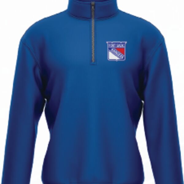 Fort Saskatchewan Rangers Cuff Colored Quarter Zip - Blue Thumbnail
