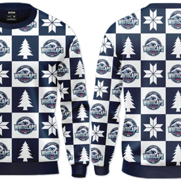 North Shore Whitecaps Sublimated Ugly Christmas Sweater - Adult Thumbnail