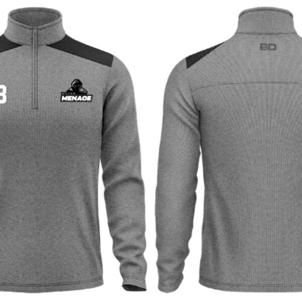 Milton Menace Performance Quarter Zip with Number - Adult Thumbnail