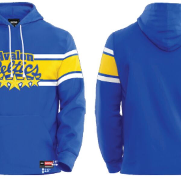 Avalon Celtics Stripe Show Sublimated Hoodie - Youth Thumbnail