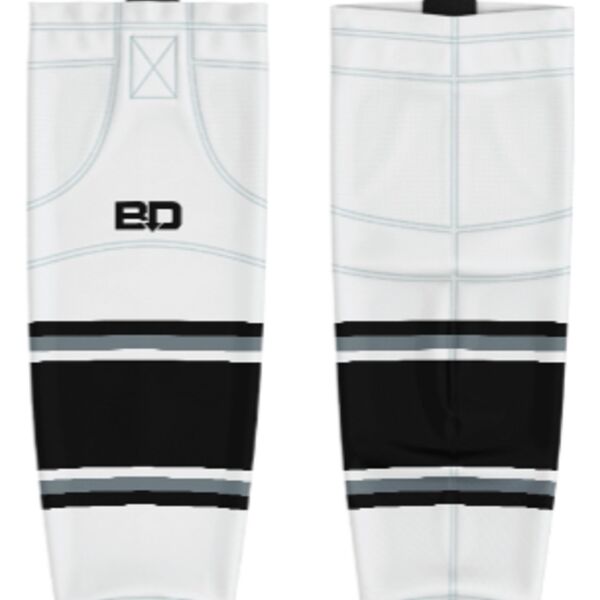 Jr. Inferno-GHC-Sublimated Hockey Socks - A5-White - Adult Thumbnail