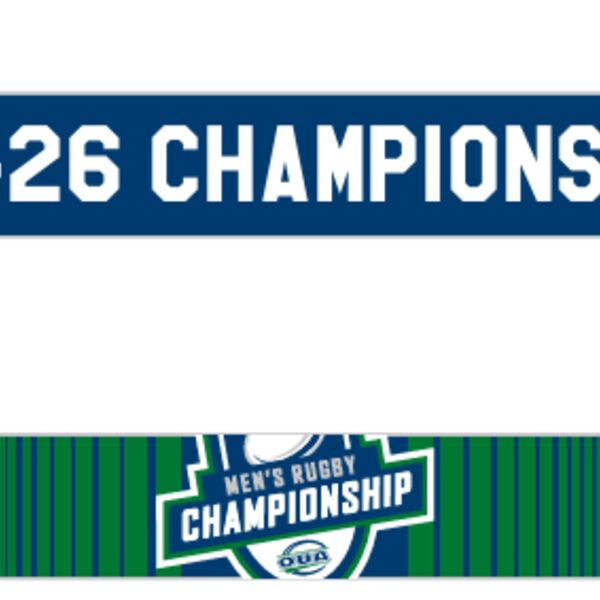 OUA Men’s Rugby Championship Sublimated Scarf Thumbnail