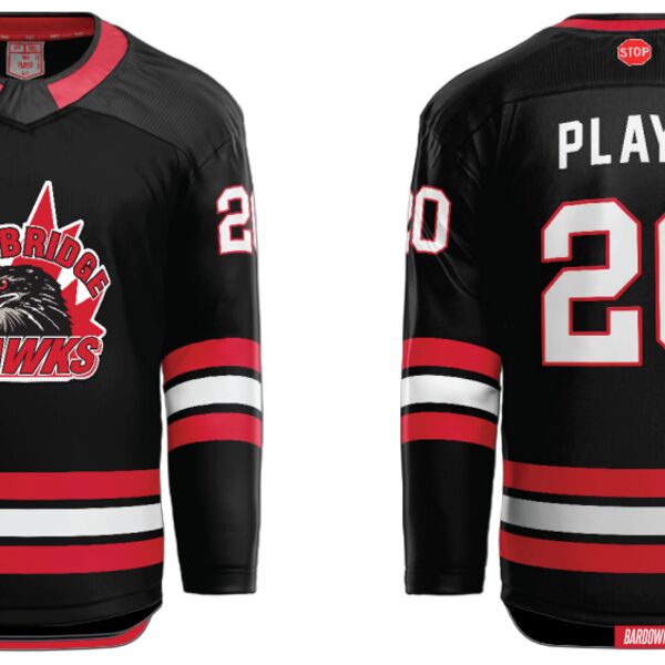 Cambridge Hawks Cut and Sew Jersey - Youth Thumbnail