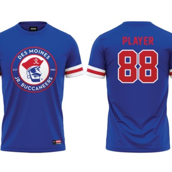 Des Moines Jr Bucs Sublimated Short Sleeve (2) - Youth  Thumbnail