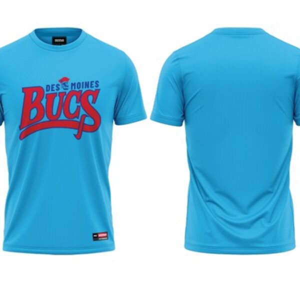 Des Moines Jr Bucs Sublimated Short Sleeve 1.0 - Youth  Thumbnail