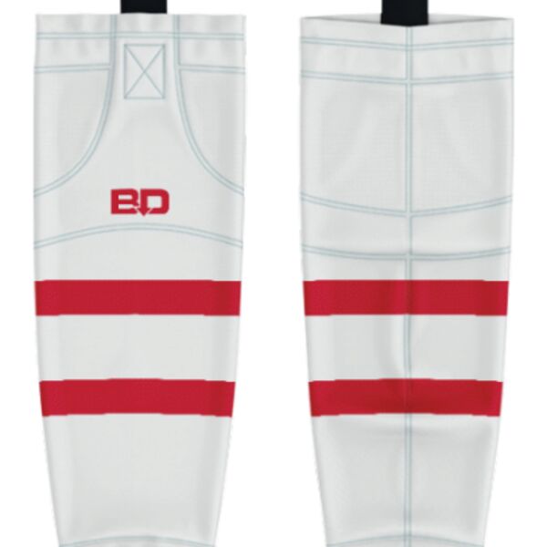 Ridge Meadows Rustlers Rep Sublimated Hockey Socks (A) Thumbnail