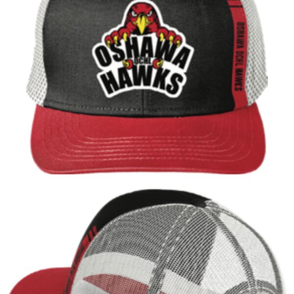 Oshawa OCHL Hawks Side Stripe Hat Thumbnail