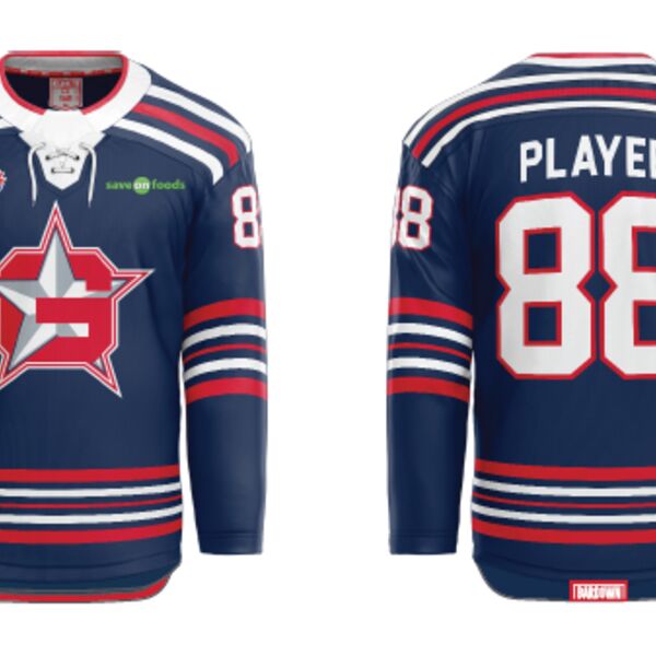 Ocean Side Generals Sublimated Hockey Jersey Youth Thumbnail