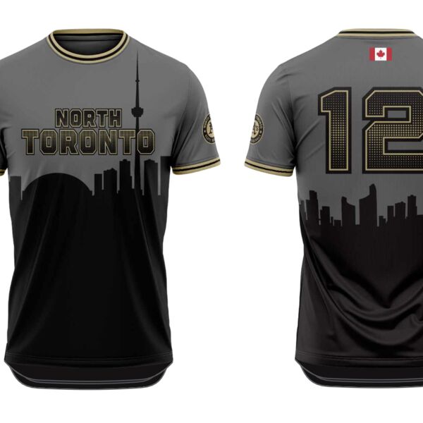 North Toronto Elite Sublimated Crewneck Baseball Jersey Thumbnail