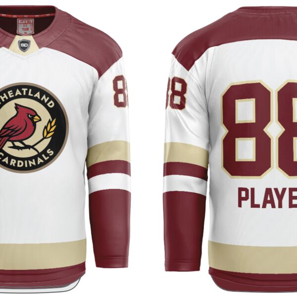 Wheatland Cardinals Sublimated Hockey Jersey Youth GIRLS Thumbnail