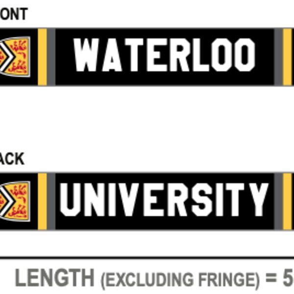 University of Waterloo Classic 2.0 Scarf Thumbnail