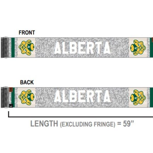University of Alberta Snow Pepper Scarf (1) Thumbnail